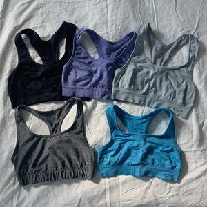 Set of Five (5) C9 by Champion Sports Bras